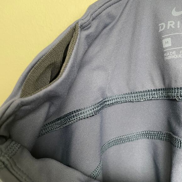 NIKE Dri-fit Running Yoga Exercise Leggings Drawstring Hidden Pocket Mesh Detail - Picture 11 of 14